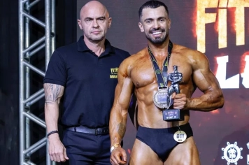 FISICULTURISTA PRATENSE É DESTAQUE EM COMPETIÇÃO REGIONAL COM APOIO DA PREFEITURA