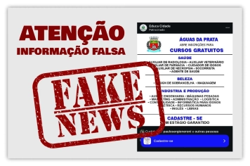 ATENÇÃO: PREFEITURA DE ÁGUAS DA PRATA NÃO ESTÁ OFERENDO CURSOS
