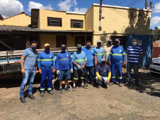 PREFEITURA RECEBE MÁSCARAS ESPECIAIS DEPARTAMENTO DE OBRAS