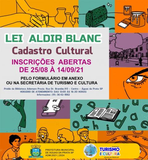 Cadastro Cultural Lei Aldir Blanc
