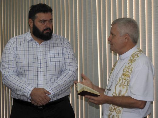 BISPO DOM VILAR ABENÇOA INSTALAÇÕES DO PAÇO MUNICIPAL