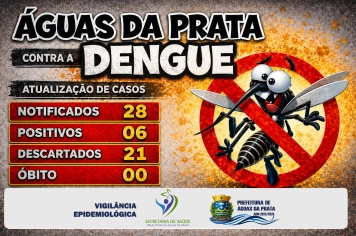 DENGUE EM ÁGUAS DA PRATA: ÓBITO PELA DOENÇA É DESCARTADO 