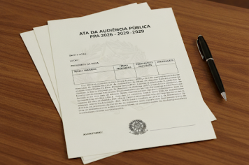 Atas das Audiências Públicas do PPA  2026/2029 e LDO 2026