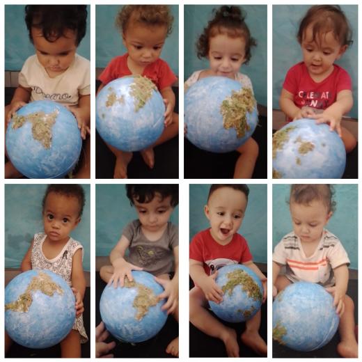 DIA DA ÁGUA FOI COMEMORADO TAMBÉM COM CRIANÇAS DA CRECHE