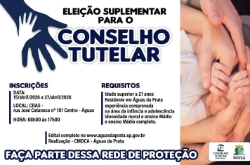 CONSELHO TUTELAR ABRE INSCRIÇÕES PARA CONSELHEIRO SUPLEMENTAR