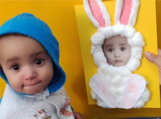 NO ENCERRAMENTO DAS ATIVIDADES DE PÁSCOA, ATÉ OS BEBÊS DA CRECHE PARTICIPARAM