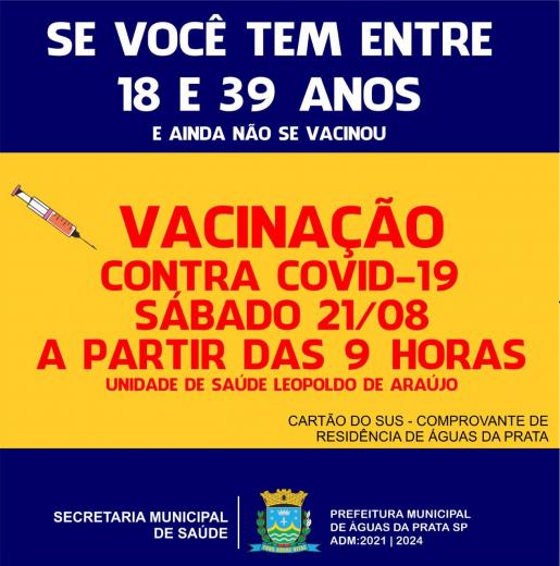 VACINAÇÃO CONTRA COVID-19