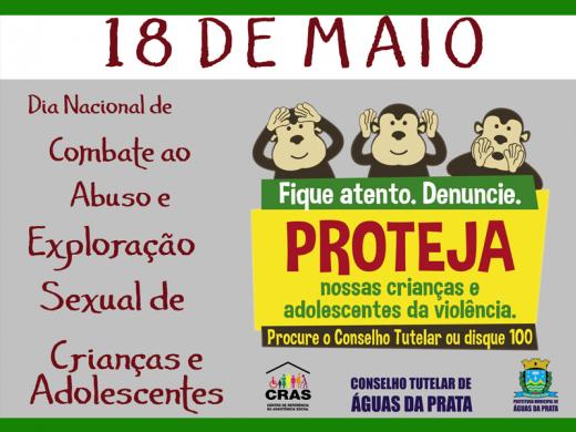 ÁGUAS DA PRATA PARTICIPA DA CAMPANHA DE COMBATE Á EXPLORAÇÃO SEXUAL