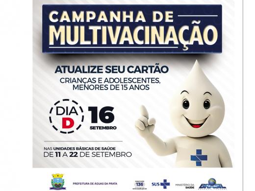 CAMPANHA DE MULTIVACINAÇÃO EM ÁGUAS DA PRATA