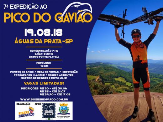 ATENÇÃO CICLISTAS: VEM AÍ A 7ª EXPEDIÇÃO DE BIKE AO PICO DO GAVIÃO