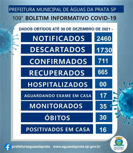 BOLETIM COVID 19 N 109