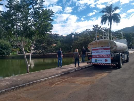 NOVA PRATA E FONTE PLATINA RECEBEM DESINFECÇÃO ANTI VÍRUS