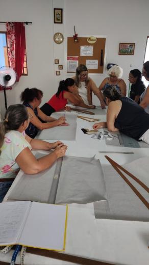 FUNDO SOCIAL INICIA O CURSO DE CORTE E COSTURA - ARTE EM TECIDO