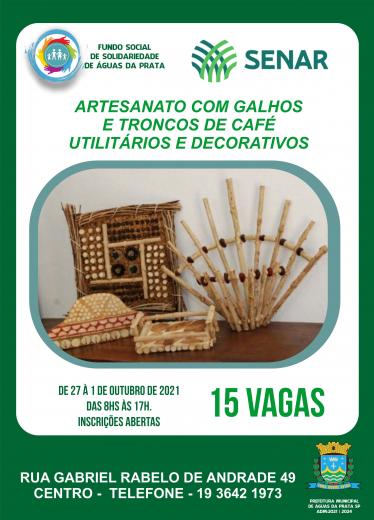 Curso de Artesanato no Fundo Social