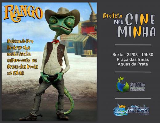 NESTA SEXTA TEM CINEMA DE GRAÇA NA PRAÇA. É O PROJETO \