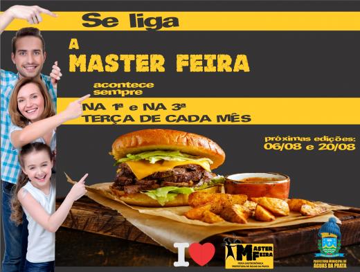 MASTER FEIRA ACONTECE SEMPRE NA 1ª E 3ª TERÇA DE CADA MÊS