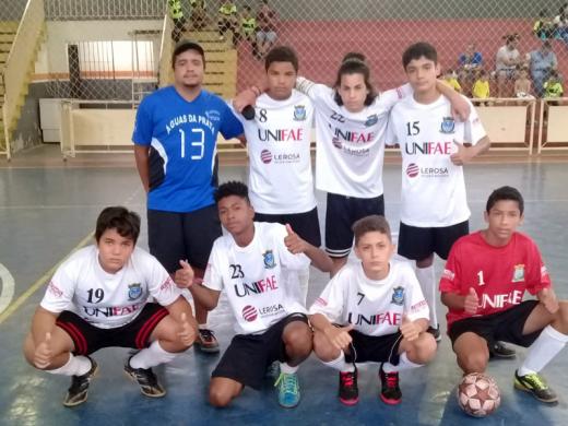 MENINOS DO FUTSAL ENFRENTAM O PALMEIRAS DE SÃO JOÃO