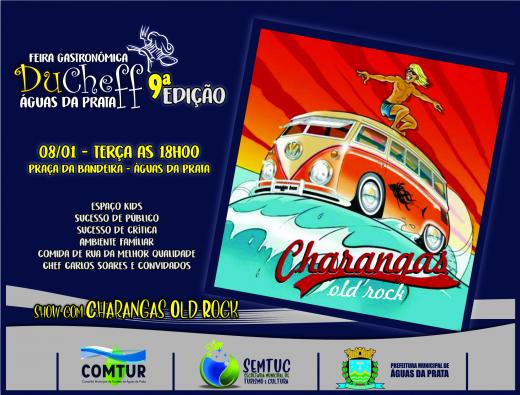 “CHARANGAS OLD ROCK” ANIMA A 9ª EDIÇÃO DA FEIRA GASTRONÔMICA