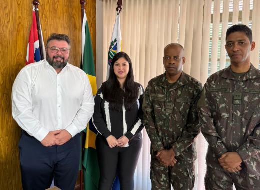 CARLOS HENRIQUE TOMA POSSE COMO PRESIDENTE DA JUNTA DE SERVIÇO MILITAR