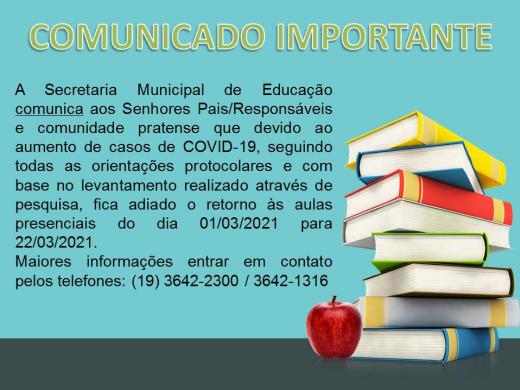 Comunicado Importante: