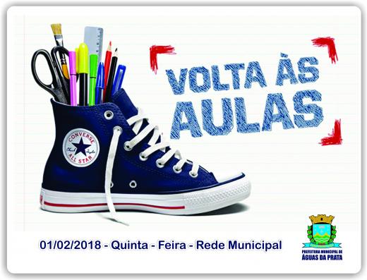 AULAS NA REDE MUNICIPAL COMEÇAM NO PRÓXIMO DIA PRIMEIRO