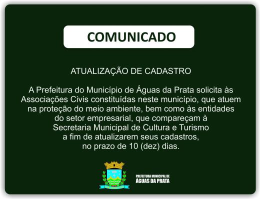 SECRETARIA DE TURISMO PROMOVE ATUALIZAÇÕES DE CADASTROS