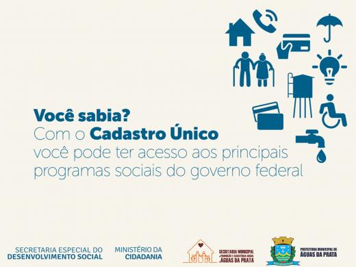 CADASTRO ÚNICO FACILITA ATENDIMENTO AOS BENEFICIÁRIOS