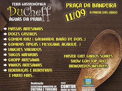 FEIRA DU CHEFF É NESTA TERÇA, DIA 11, AS 18h00 NA PRAÇA DA BANDEIRA