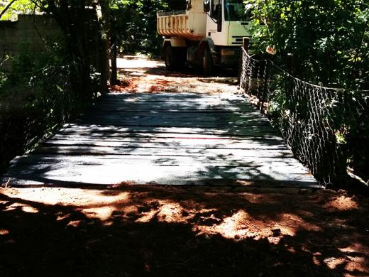 PONTE QUE ESTAVA QUEBRANDO FOI REFORMADA