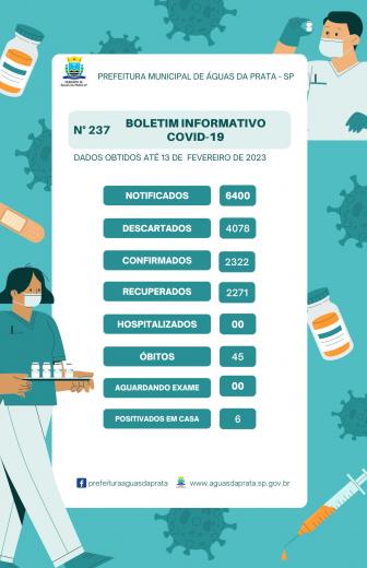 237 BOLETIM INFORMATIVO COVID - 19