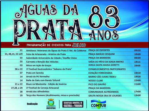 MÊS DE ANIVERSÁRIO DA CIDADE TEM ATRAÇÕES PARA TODOS OS GOSTOS