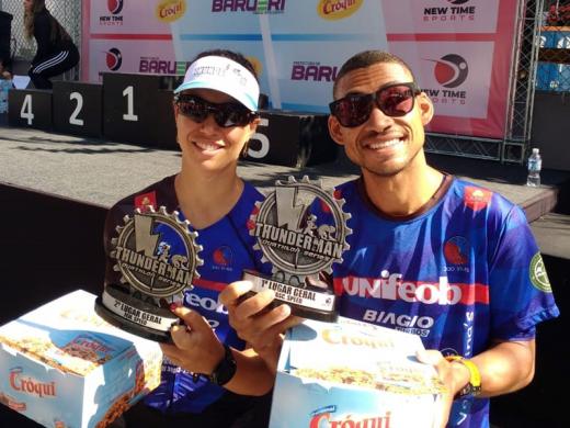 DUPLA PRATENSE CONQUISTA OURO E PRATA NO THUNDERMAN DUATHLON