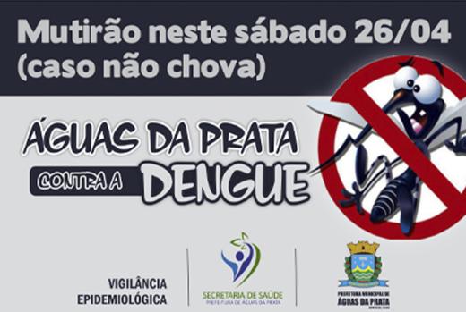 CASO NÃO CHOVA, VIGILÂNCIA FAZ NOVO MUTIRÃO NESTE SÁBADO