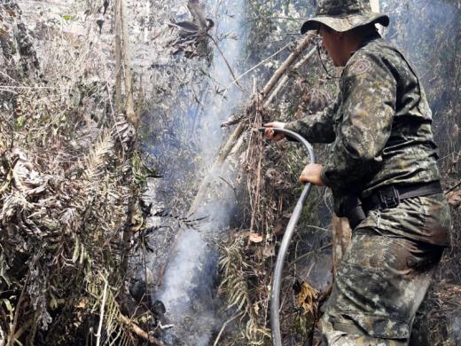 BATALHA VENCIDA:COMBATE EM ÁGUAS DA PRATA ESTÁ SENDO FINALIZADO