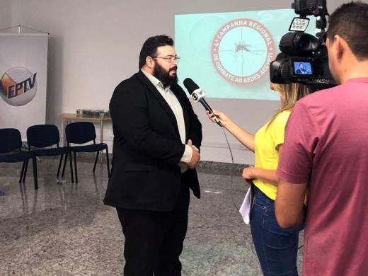 PREFEITO PARTICIPA DE REUNIÃO SOBRE COMBATE AO AEDES AEGYPTI DA EPTV