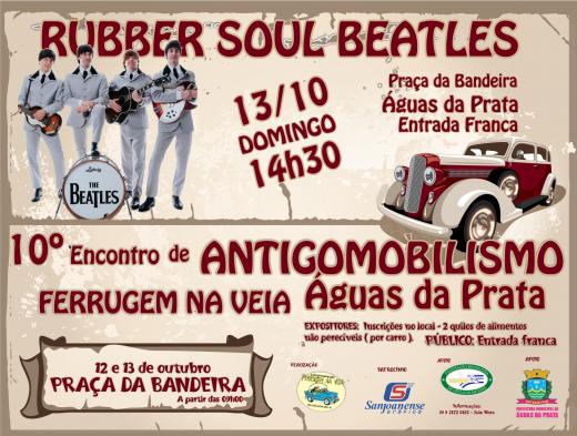 COVER DOS BEATLES SE APRESENTA NESTE DOMINGO EM ÁGUAS DA PRATA