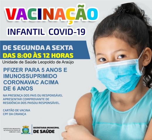 VACINAÇÃO INFANTIL COVID-19