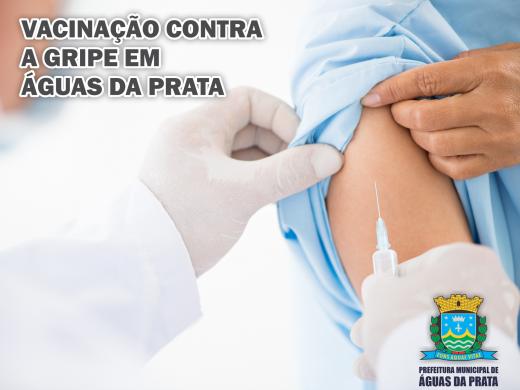 ÁGUAS DA PRATA CUMPRE A META DE VACINAÇÃO CONTRA A GRIPE ANTES DO PRAZO