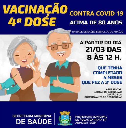 VACINAÇÃO IDOSOS ACIMA DE 80 ANOS