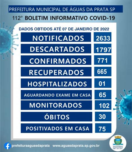 112º BOLETIM COVID -19
