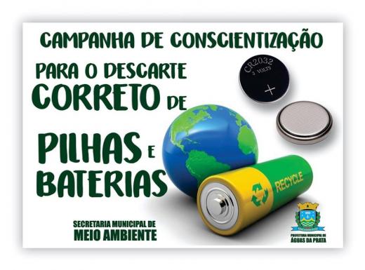 PILHAS E BATERIAS USADAS ESTÃO TENDO UM DESTINO ADEQUADO NA CIDADE