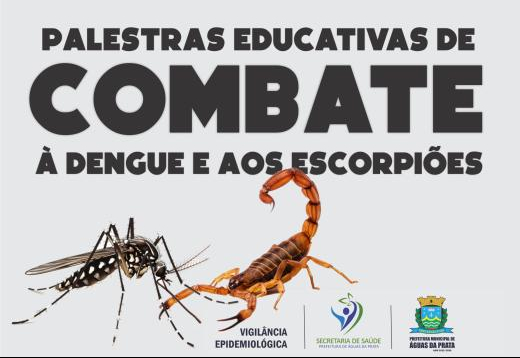 PREFEITURA DE ÁGUAS DA PRATA PROMOVE PALESTRAS SOBRE COMBATE À DENGUE E ESCORPIÕES NAS ESCOLAS