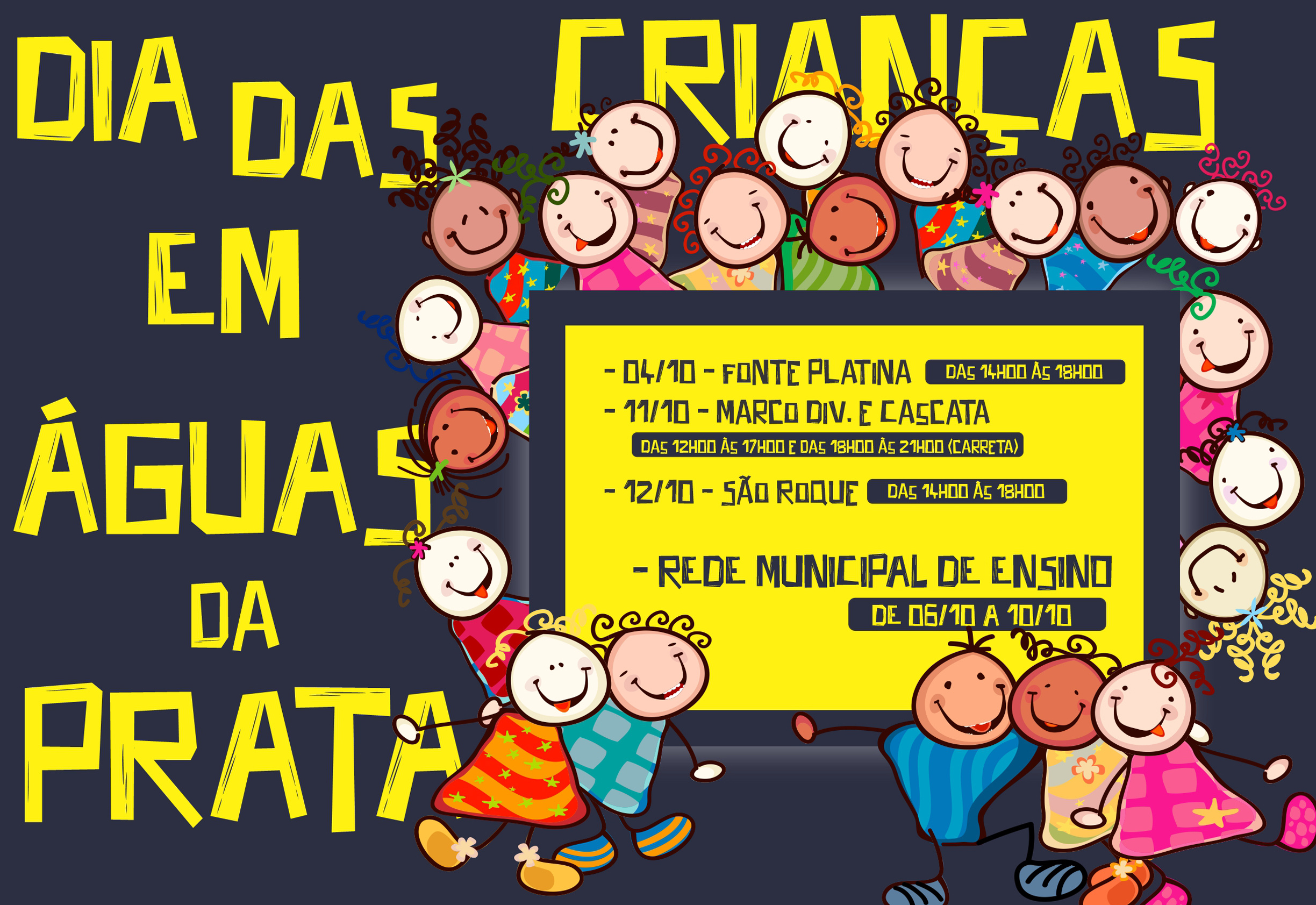 DIA DAS CRIANÇAS É COMEMORADO EM TODA A CIDADE