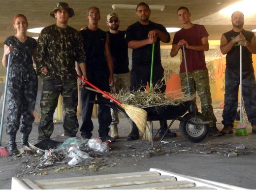 BATALHÃO DA FAXINA: PRATICANTES DE AIRSOFT LIMPAM O BALNEÁRIO