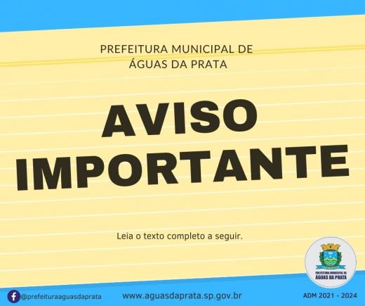 AVISO IMPORTANTE: VEDADO O RECEBIMENTO DE VALORES NA PMAP