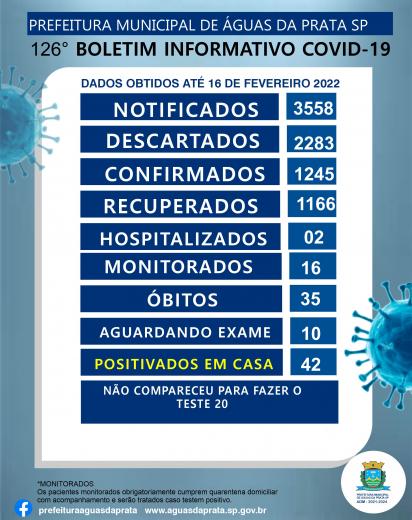 126 º BOLETIM COVID -19