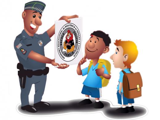 ALUNOS DA REDE MUNICIPAL PARTICIPAM DO PROERD DA POLICIA MILITAR