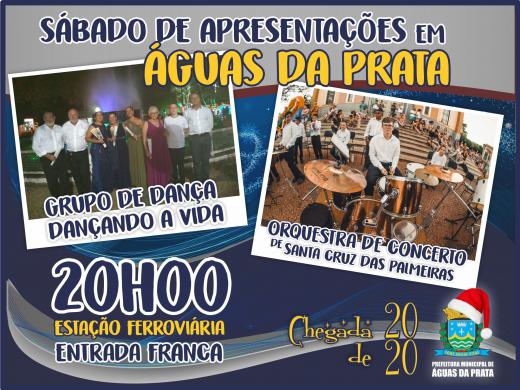 SÁBADO TEM ‘DANÇANDO A VIDA’ E ORQUESTRA DE SANTA CRUZ DAS PALMEIRAS