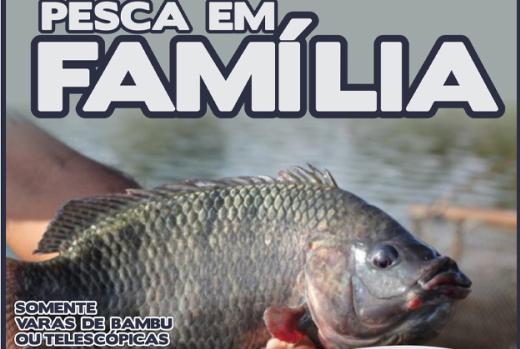 “PESCA EM FAMÍLIA” VAI SOLTAR PEIXES NO LAGO DO BOULEVARD PARA PESCA LIVRE